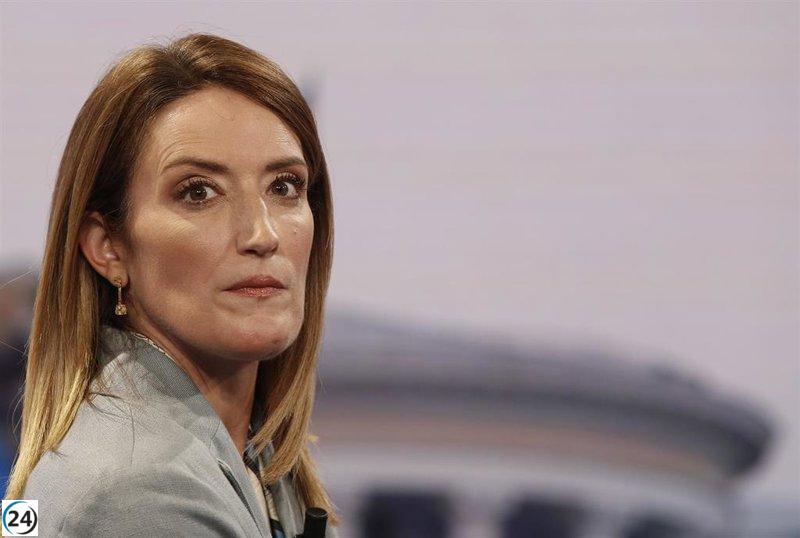 Metsola apoya el suministro de misiles Taurus de Alemania a Ucrania.