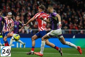 Atlético de Madrid busca mantener su batalla por el primer puesto en la liga