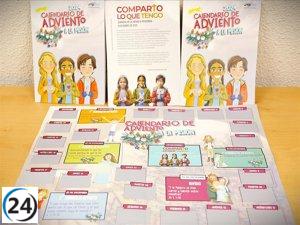 Obras Misionales presenta un calendario de adviento interactivo para que los niños disfruten de unas Navidades solidarias.