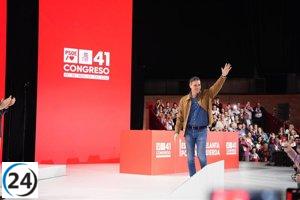 Sánchez llega a Sevilla para su reelección como secretario general en el 41º Congreso del PSOE.