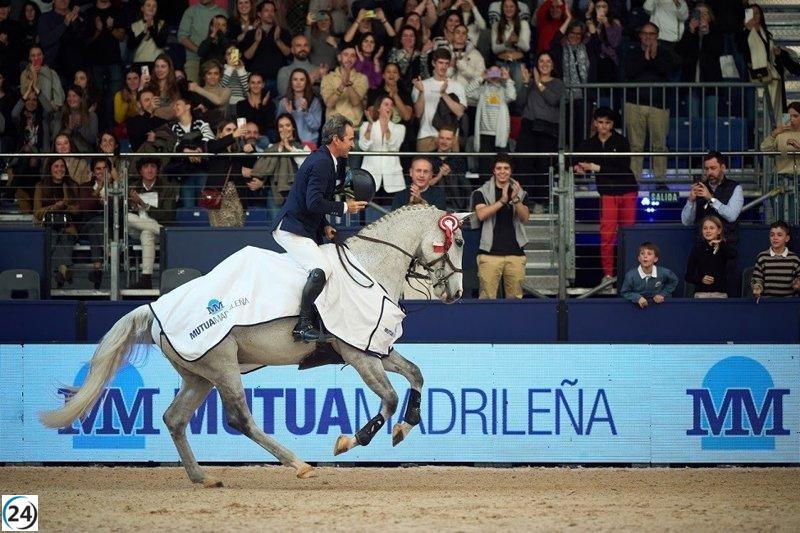 Jesús Garmendia se lleva el Trofeo Mutua Madrileña en la Ifema Madrid Horse Week.