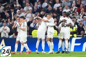 El Real Madrid se acerca a la cima de la tabla.