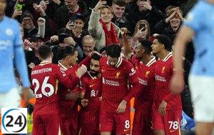 El Liverpool sorprende nuevamente al City y a la Premier.