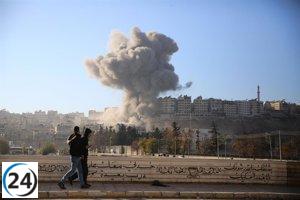Más de 60 personas pierden la vida en intensos choques entre rebeldes y el régimen en el norte de Siria.