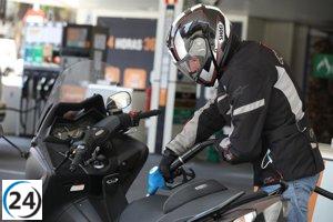 Crecimiento del 5,5% en el sector de motos y vehículos ligeros en España durante noviembre.