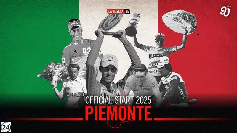 Piamonte será la sede de la salida de La Vuelta a España 2025.