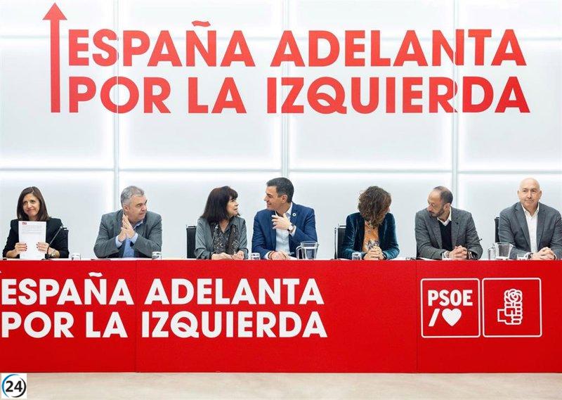 Sánchez convoca a su nueva Ejecutiva en Ferraz tras el 41º Congreso del PSOE.