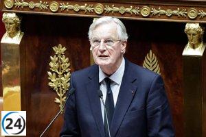 Barnier advierte que la moción de censura complicará aún más la situación en Francia.