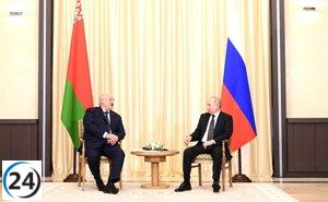 Putin y Lukashenko se encontrarán el viernes en Minsk.