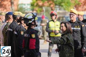 Militares exigen aclaraciones a Robles sobre la distribución de incentivos tras la DANA.