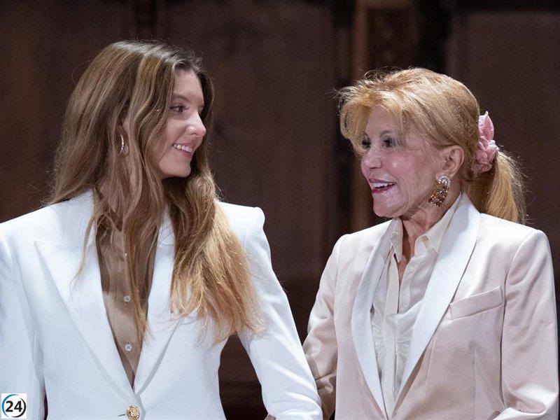 La Baronesa Thyssen y su hija Carmen celebran un sueño cumplido en Barcelona.
