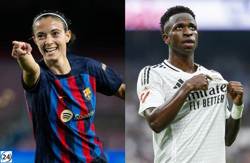 Aitana Bonmatí y Vinícius Jr. se coronan en los premios 'The Best' de la FIFA.