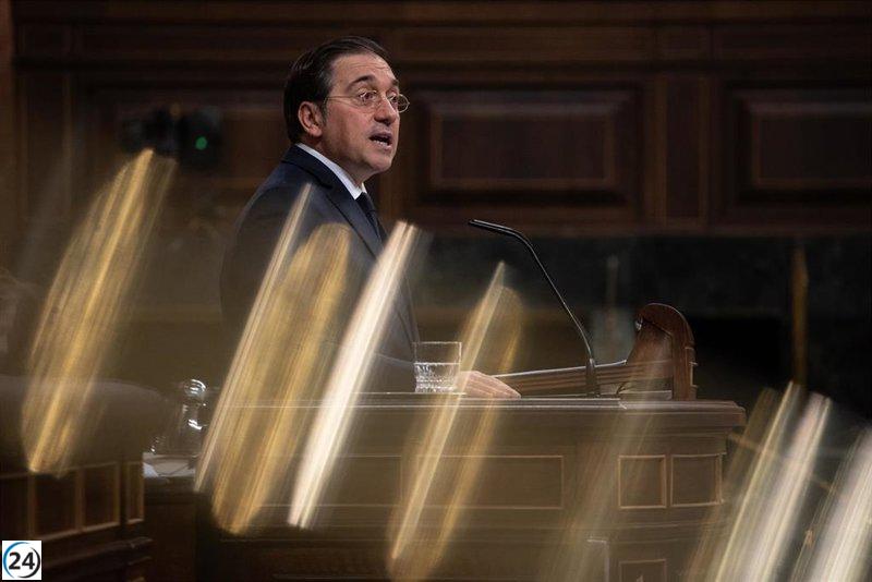 El PP denuncia que Albares defiende intereses de Zapatero en Venezuela.