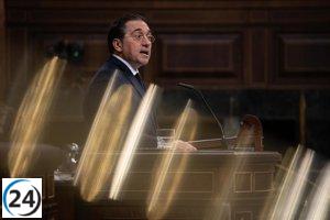 El PP denuncia que Albares defiende intereses de Zapatero en Venezuela.