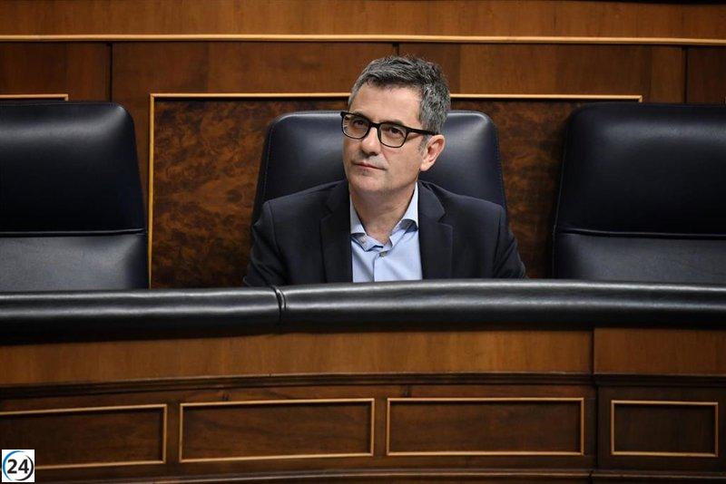 Bolaños advierte que el PP deberá disculparse por difundir mentiras sobre el Gobierno.