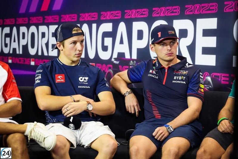 Liam Lawson se une a Max Verstappen en el equipo Red Bull.