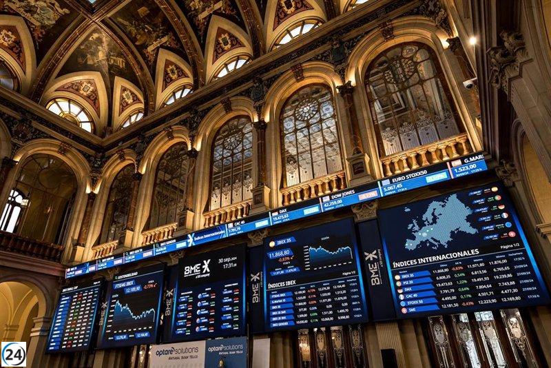 El Ibex 35 se hunde un 1,84% en la media jornada y lucha por sostener los 11.400 puntos.