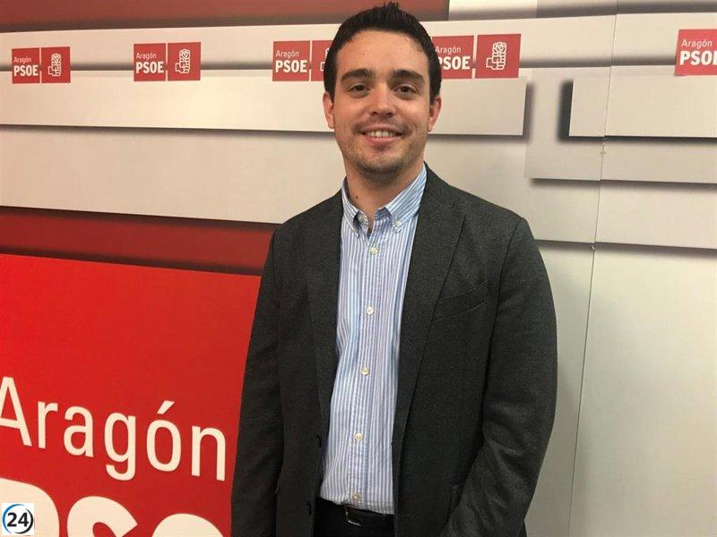 Darío Villagrasa se postula para secretario general del PSOE Aragón en las Primarias de este jueves.