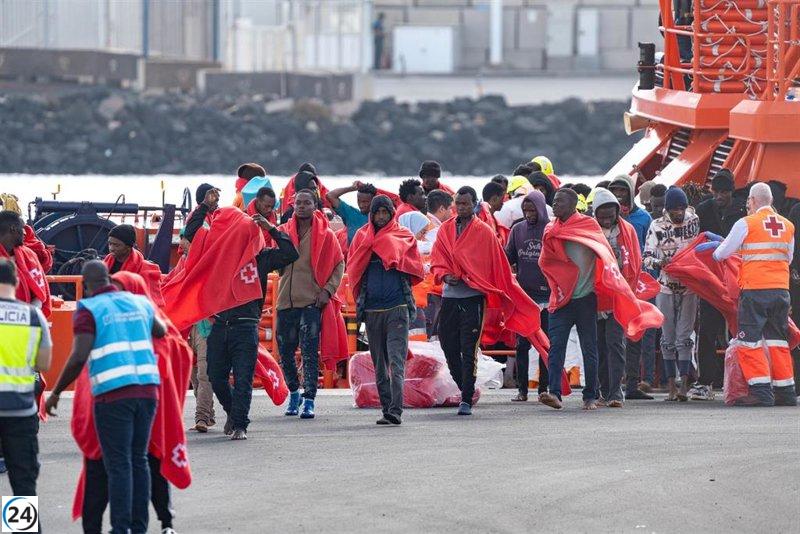 228 migrantes irrumpen en España en el primer día del año, dejando tras de sí dos vidas perdidas.