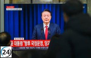 Frenan el arresto del presidente surcoreano tras choque con autoridades.