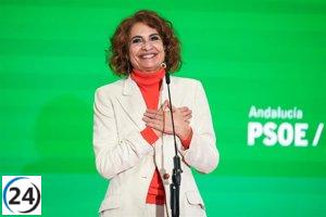 Montero aboga por que Andalucía busque el mismo autogobierno que reclama Cataluña.