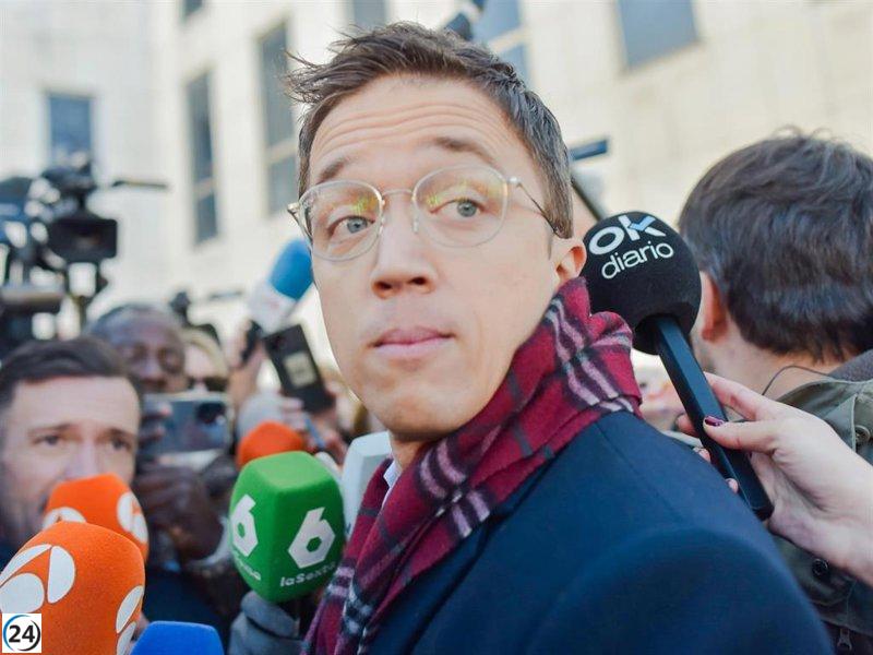 Errejón defiende ante el juez que su vínculo con Elisa Mouliáa fue consensuado.