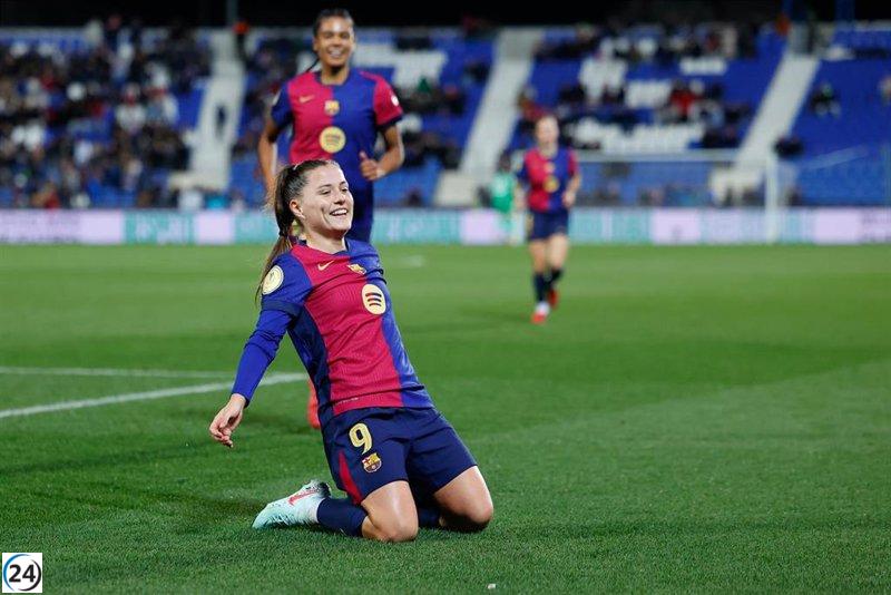 El Barça avanza firme a la final de la Supercopa Femenina tras vencer al Atlético.