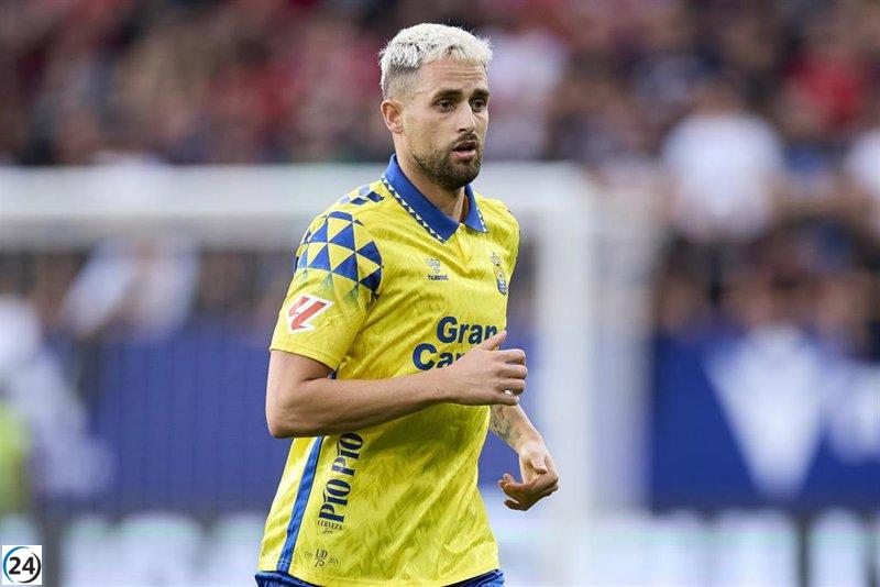 Las Palmas salva puntos en el último suspiro contra Osasuna.