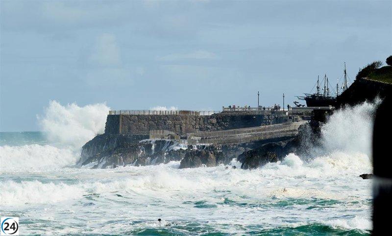 Éowyn advierte sobre condiciones severas: 11 provincias en alerta por olas, viento y niebla, con Galicia en nivel naranja.