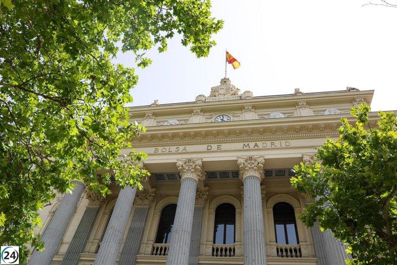 El Ibex 35 se estabiliza en la media jornada, con una ligera caída del 0,25% y manteniéndose por encima de los 11.950 puntos.