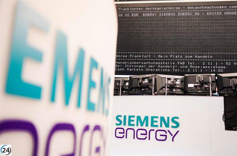 Siemens Energy reporta 463 millones de euros en ganancias trimestrales, una caída del 75,3% debido a factores excepcionales.