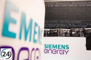 Siemens Energy reporta 463 millones de euros en ganancias trimestrales, una caída del 75,3% debido a factores excepcionales.