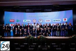 Carvajal, De la Fuente y Garrigós destacan en la IX Gala anual de la APDM con el reconocimiento del Real Madrid.