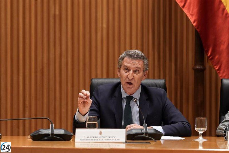 Feijóo desafía a Sánchez a desglosar las ayudas del decreto 'ómnibus' y a dejar atrás su