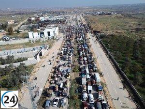 El Ejército israelí insta a los desplazados a evitar