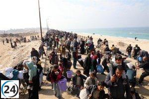 La ONU informa que aproximadamente 376,000 palestinos han retornado al norte de la Franja de Gaza.