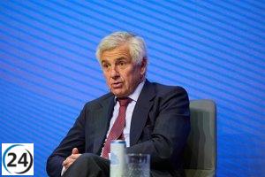 Juan Antonio Samaranch revela su plan a los miembros del COI en su candidatura a la presidencia este jueves.