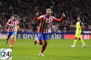 El Atleti logra una trabajada victoria ante el Mallorca.