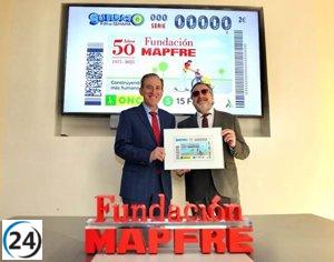 La Fundación Mapfre y la ONCE presentan el cupón especial por el 50 aniversario el 15 de febrero.