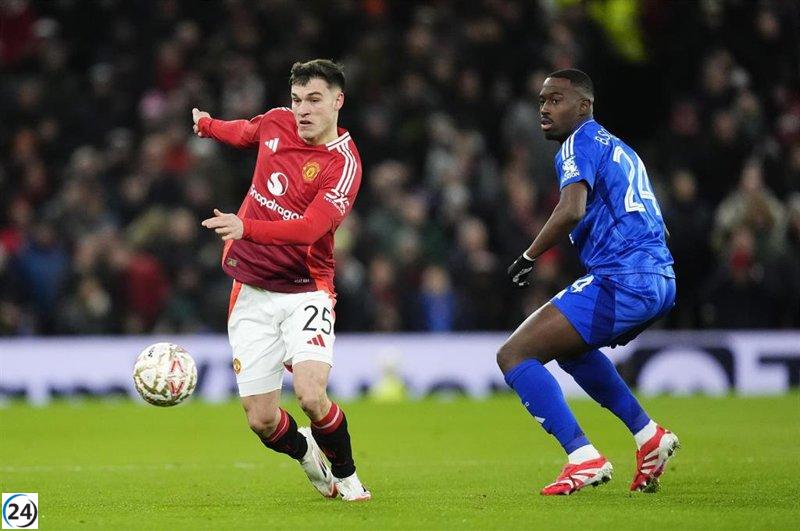 El Manchester United consigue una emocionante remontada ante el Leicester y avanza a los octavos de la FA Cup.