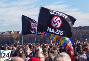 Más de 200,000 personas se manifiestan en Múnich contra la ultraderecha.