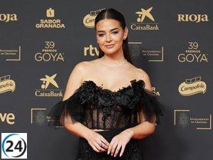 Laura Escanes brilla en su estreno en los Premios Goya con un impactante vestido.