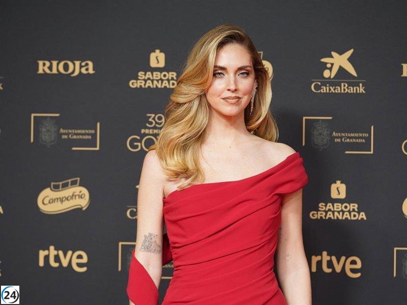 ¡Impresionante! Chiara Ferragni deslumbra en los Goya 2025 con un diseño de moda española.