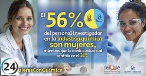 Inicia la quinta edición de la campaña '#MujeresConQuímica' para resaltar el papel femenino en la industria química.