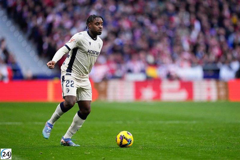 Boyomo asegura empate para Osasuna contra el Mallorca.