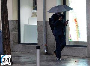 Lluvias y niebla en el oeste peninsular, mientras el sur supera los 20ºC.