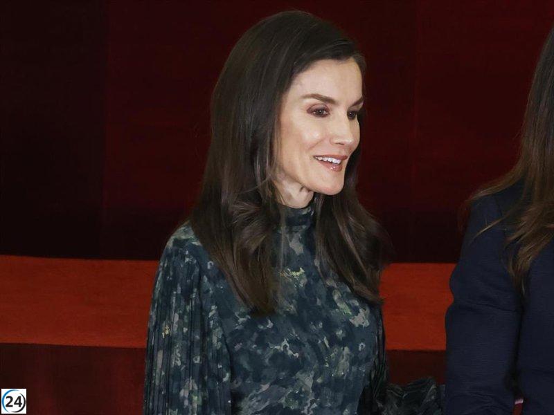La Reina Letizia deslumbra con un vestido boho guardado durante cuatro años.