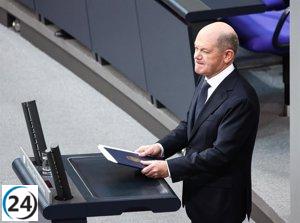 Scholz promete una reacción conjunta de la UE ante los aranceles de Trump.