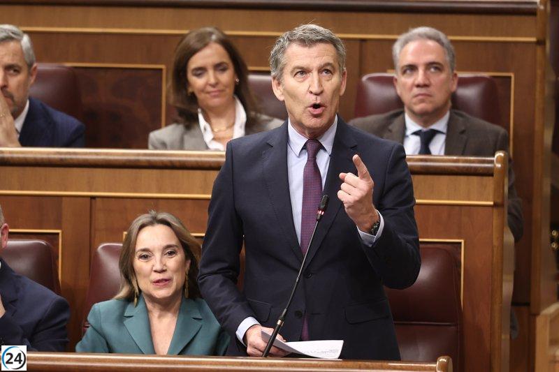Feijóo critica al Gobierno por el SMI mientras Sánchez le recuerda el recorte de Rajoy.
