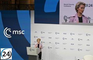 Von der Leyen sugiere suspender normas fiscales para potenciar la inversión en defensa.